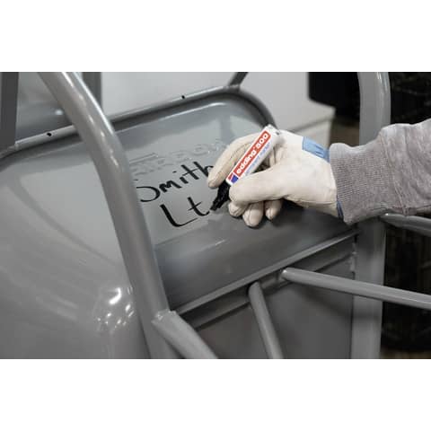 Marcatore permanente edding 500 punta scalpello 2-7 mm nero E-500 001